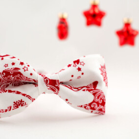 Jule-butterfly med rensdyr-ornament